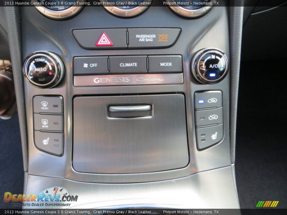 2013 Hyundai Genesis Coupe 3.8 Grand Touring Gran Premio Gray / Black Leather Photo #36