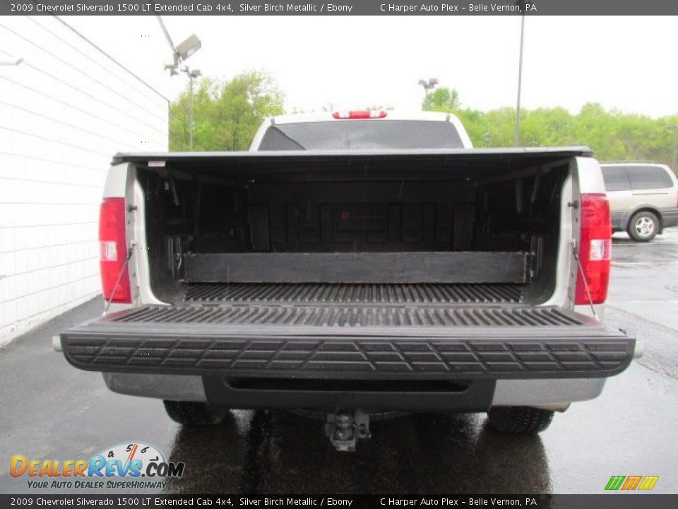 2009 Chevrolet Silverado 1500 LT Extended Cab 4x4 Silver Birch Metallic / Ebony Photo #10