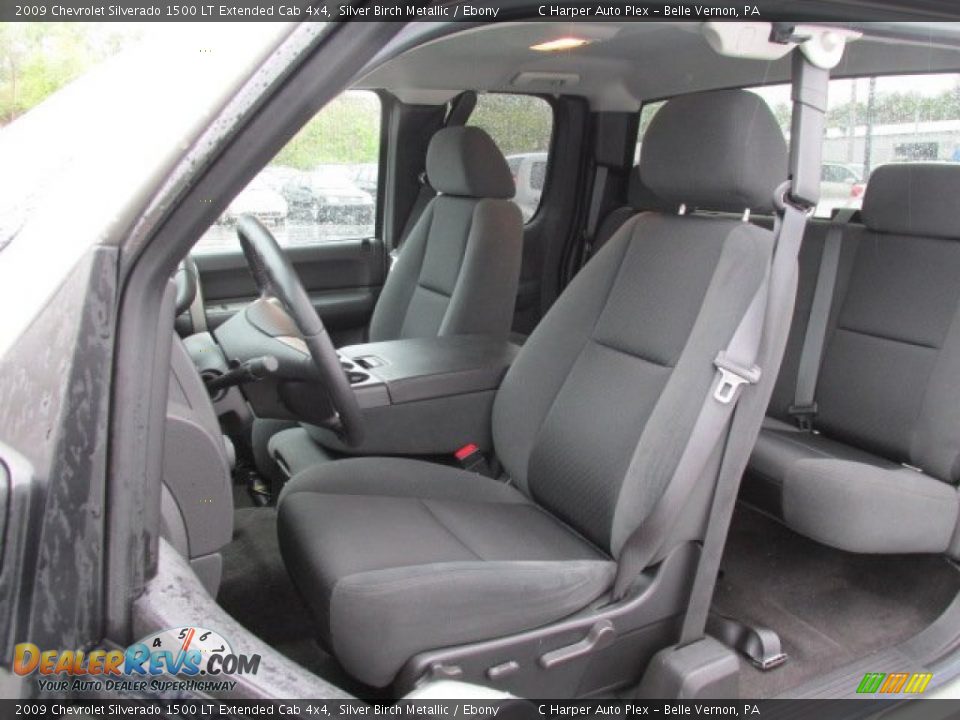2009 Chevrolet Silverado 1500 LT Extended Cab 4x4 Silver Birch Metallic / Ebony Photo #13