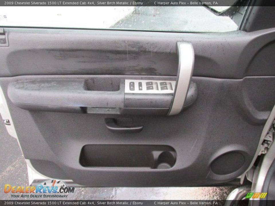 2009 Chevrolet Silverado 1500 LT Extended Cab 4x4 Silver Birch Metallic / Ebony Photo #14
