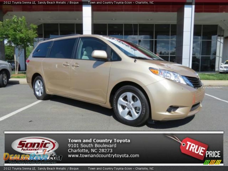 2012 Toyota Sienna LE Sandy Beach Metallic / Bisque Photo #1