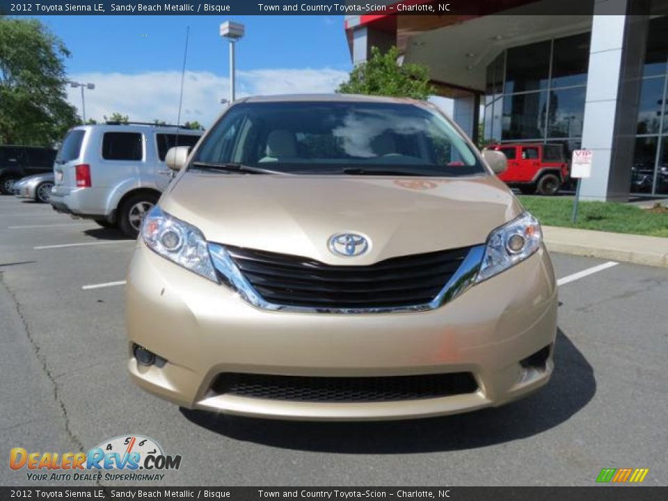 2012 Toyota Sienna LE Sandy Beach Metallic / Bisque Photo #2