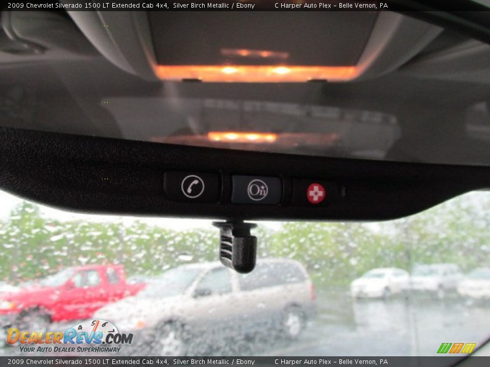 2009 Chevrolet Silverado 1500 LT Extended Cab 4x4 Silver Birch Metallic / Ebony Photo #17