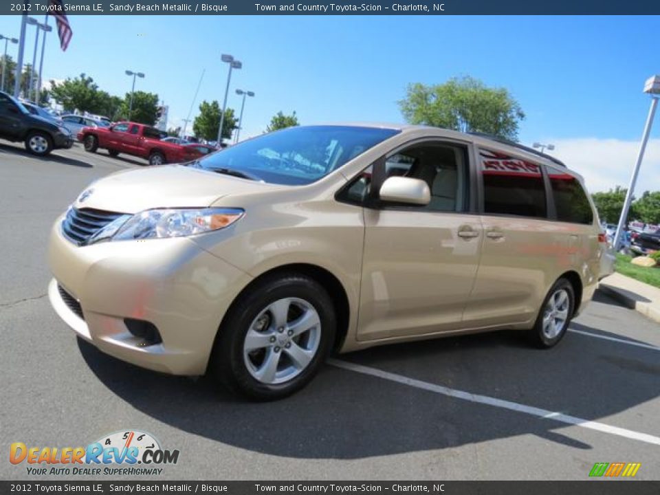 2012 Toyota Sienna LE Sandy Beach Metallic / Bisque Photo #3