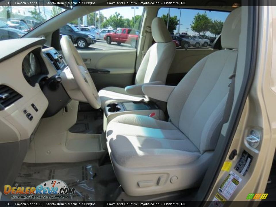 2012 Toyota Sienna LE Sandy Beach Metallic / Bisque Photo #8