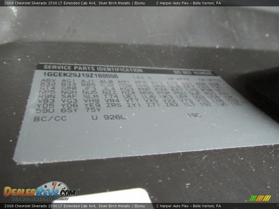 2009 Chevrolet Silverado 1500 LT Extended Cab 4x4 Silver Birch Metallic / Ebony Photo #24