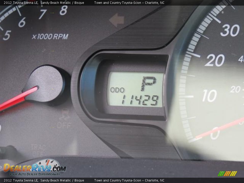 2012 Toyota Sienna LE Sandy Beach Metallic / Bisque Photo #11