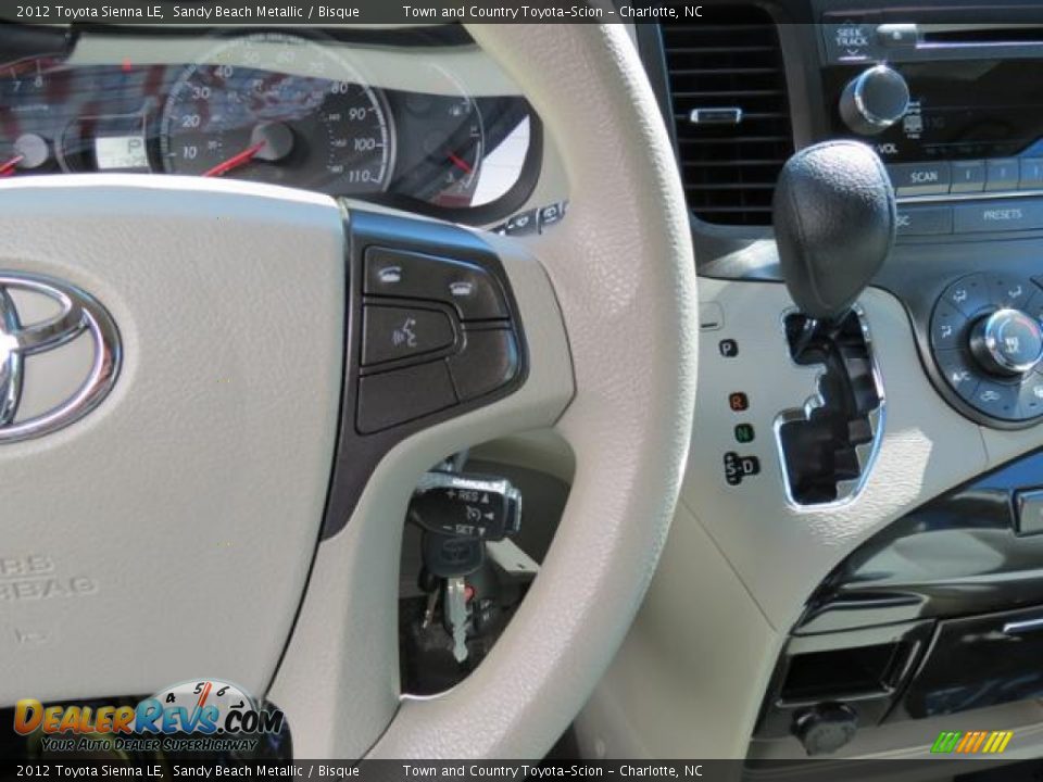 2012 Toyota Sienna LE Sandy Beach Metallic / Bisque Photo #15