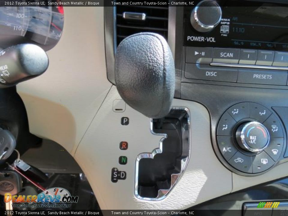 2012 Toyota Sienna LE Sandy Beach Metallic / Bisque Photo #21