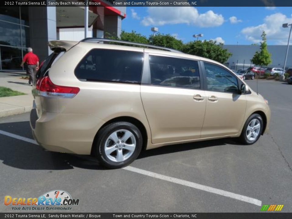 2012 Toyota Sienna LE Sandy Beach Metallic / Bisque Photo #28