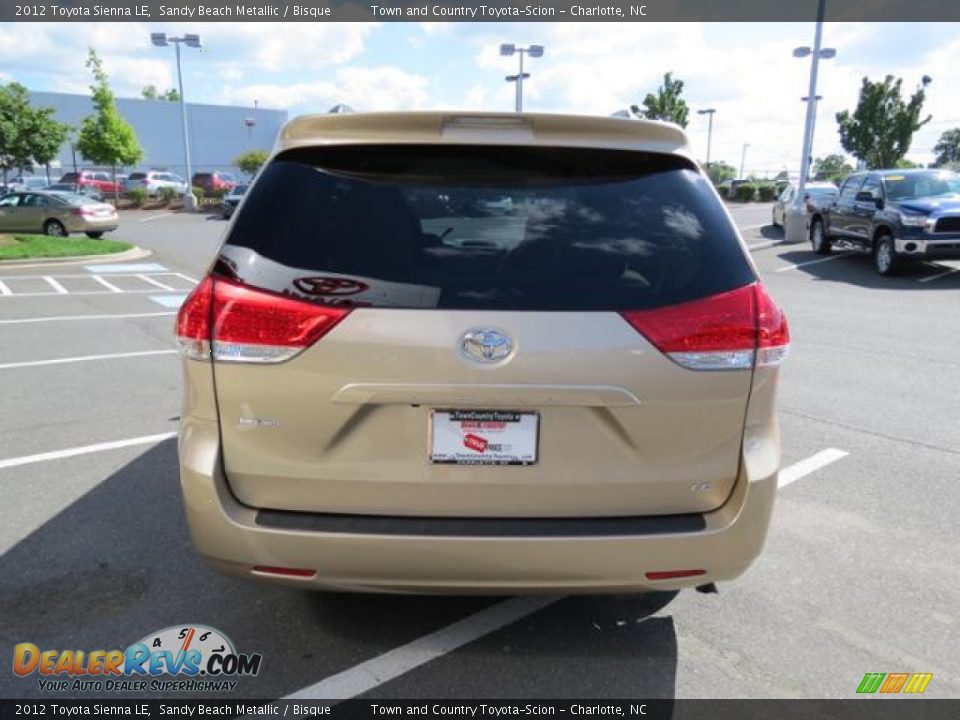 2012 Toyota Sienna LE Sandy Beach Metallic / Bisque Photo #29