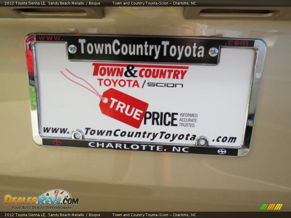 Dealer Info of 2012 Toyota Sienna LE Photo #32
