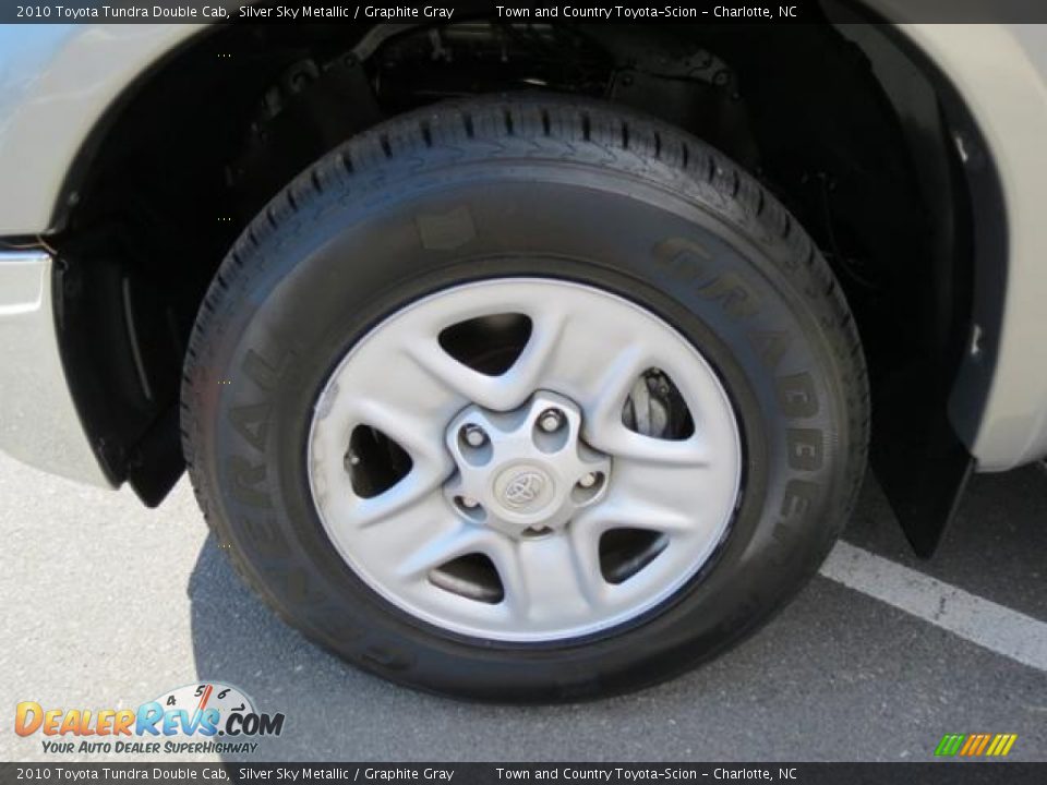2010 Toyota Tundra Double Cab Silver Sky Metallic / Graphite Gray Photo #4