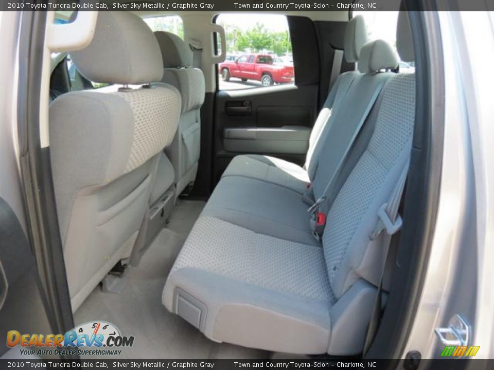 2010 Toyota Tundra Double Cab Silver Sky Metallic / Graphite Gray Photo #6