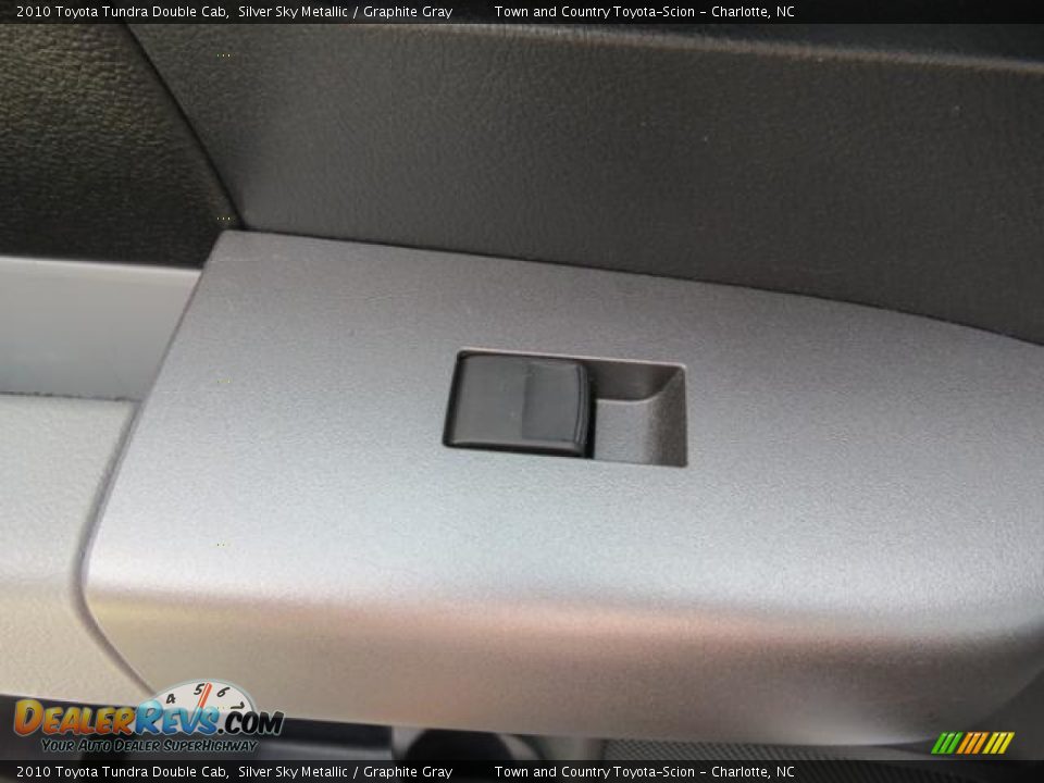 2010 Toyota Tundra Double Cab Silver Sky Metallic / Graphite Gray Photo #7