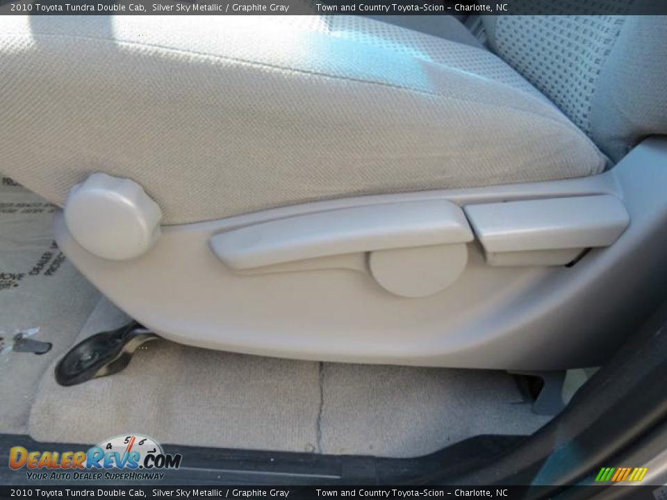 2010 Toyota Tundra Double Cab Silver Sky Metallic / Graphite Gray Photo #10