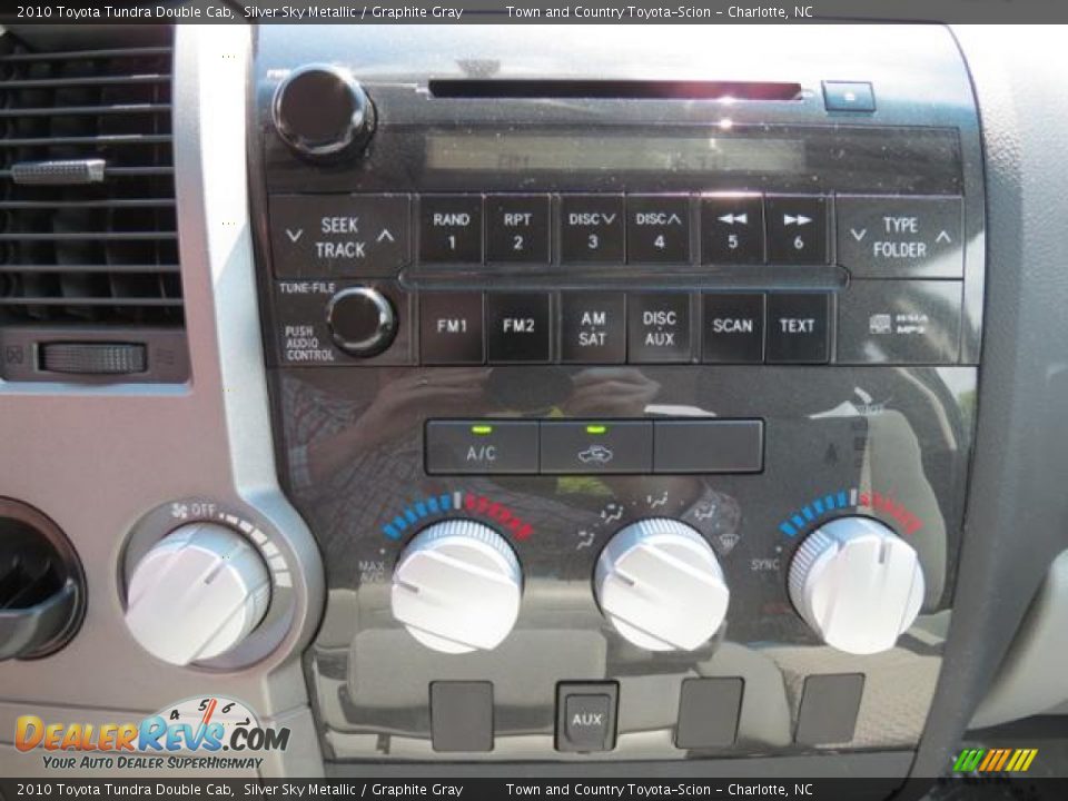 2010 Toyota Tundra Double Cab Silver Sky Metallic / Graphite Gray Photo #14