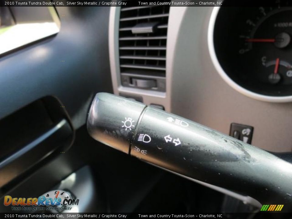 2010 Toyota Tundra Double Cab Silver Sky Metallic / Graphite Gray Photo #15