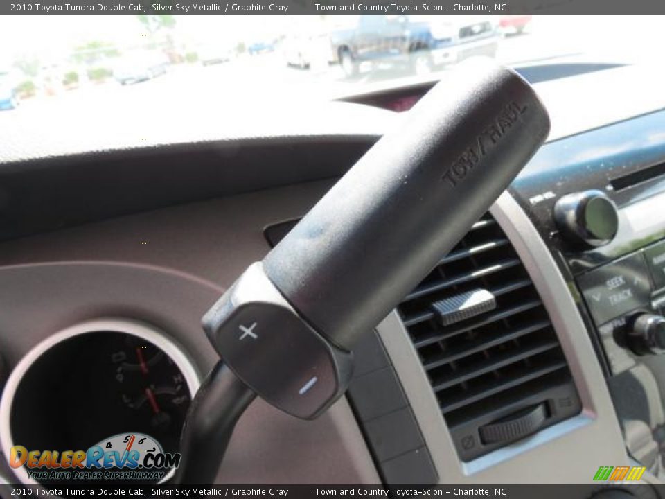 2010 Toyota Tundra Double Cab Silver Sky Metallic / Graphite Gray Photo #17