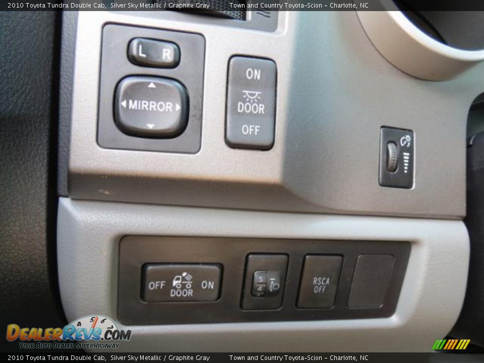 2010 Toyota Tundra Double Cab Silver Sky Metallic / Graphite Gray Photo #18