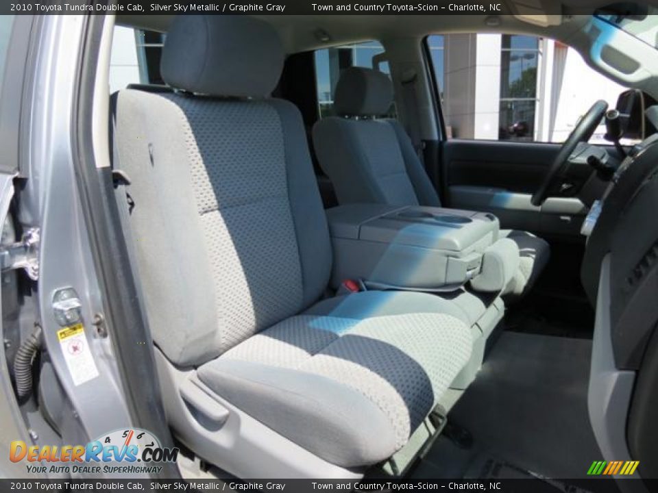2010 Toyota Tundra Double Cab Silver Sky Metallic / Graphite Gray Photo #20