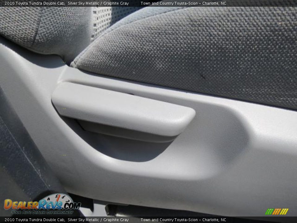 2010 Toyota Tundra Double Cab Silver Sky Metallic / Graphite Gray Photo #21
