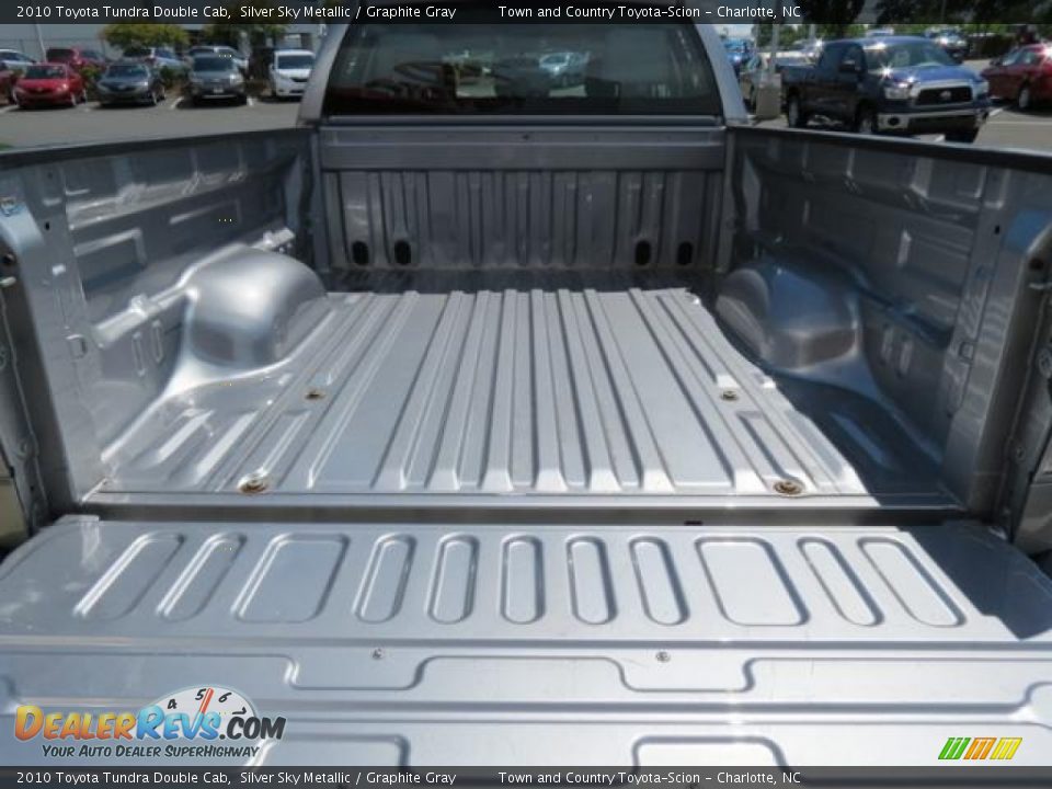 2010 Toyota Tundra Double Cab Silver Sky Metallic / Graphite Gray Photo #25