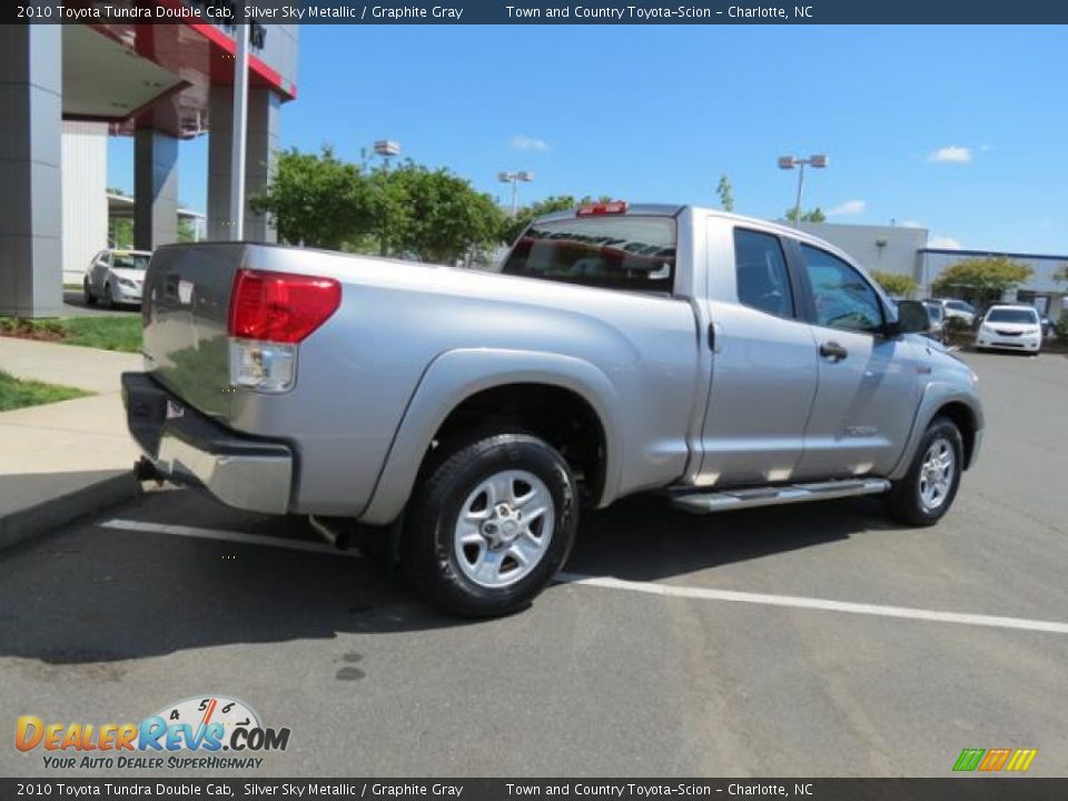 2010 Toyota Tundra Double Cab Silver Sky Metallic / Graphite Gray Photo #26