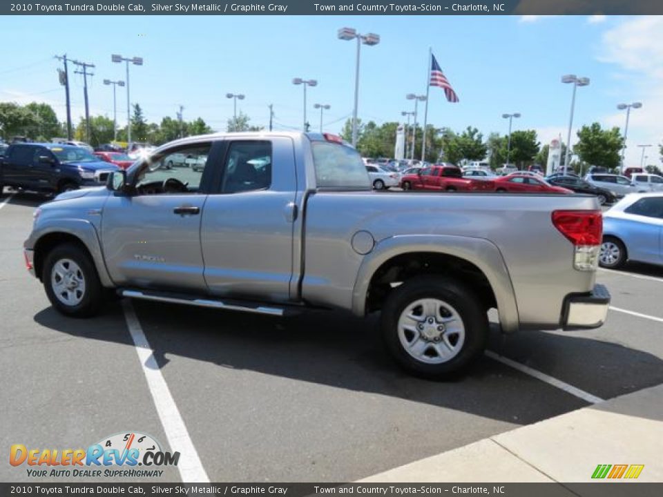 2010 Toyota Tundra Double Cab Silver Sky Metallic / Graphite Gray Photo #28