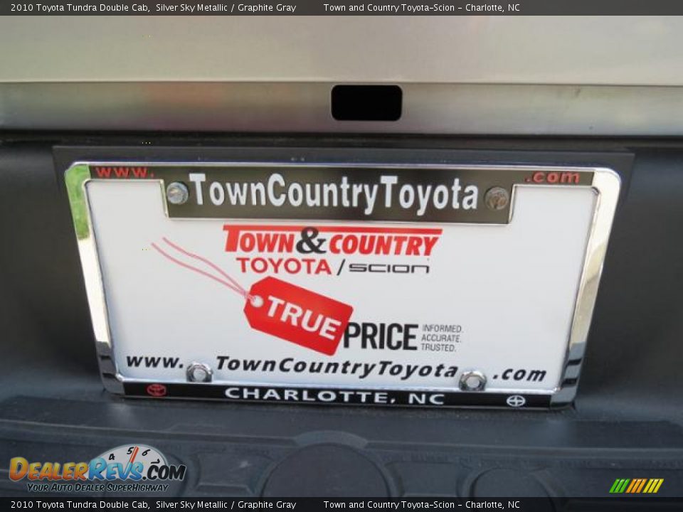 2010 Toyota Tundra Double Cab Silver Sky Metallic / Graphite Gray Photo #31