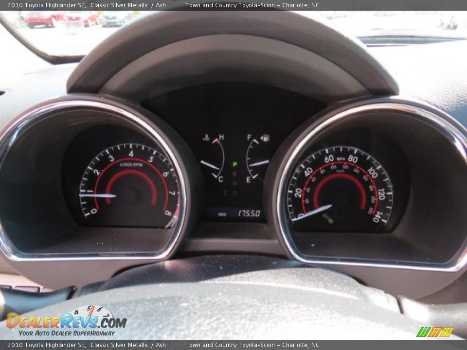 2010 Toyota Highlander SE Classic Silver Metallic / Ash Photo #16