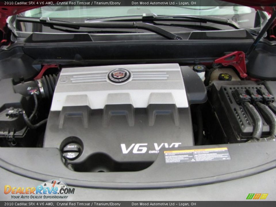 2010 Cadillac SRX 4 V6 AWD Crystal Red Tintcoat / Titanium/Ebony Photo #4