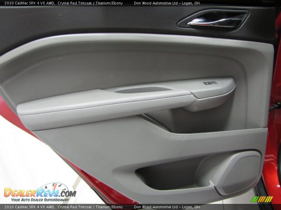 2010 Cadillac SRX 4 V6 AWD Crystal Red Tintcoat / Titanium/Ebony Photo #12