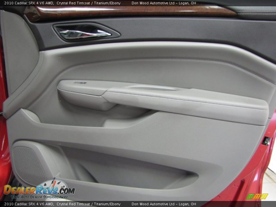 2010 Cadillac SRX 4 V6 AWD Crystal Red Tintcoat / Titanium/Ebony Photo #14