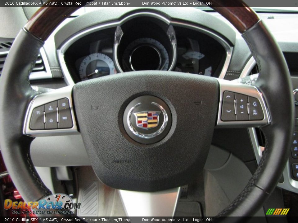 2010 Cadillac SRX 4 V6 AWD Crystal Red Tintcoat / Titanium/Ebony Photo #15