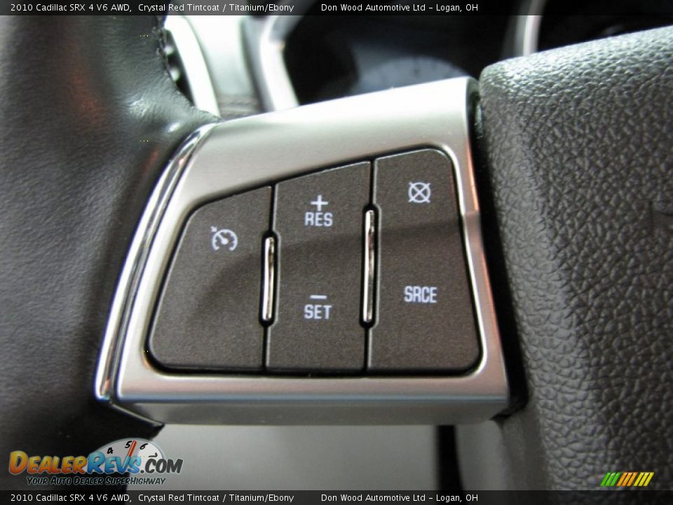 2010 Cadillac SRX 4 V6 AWD Crystal Red Tintcoat / Titanium/Ebony Photo #16
