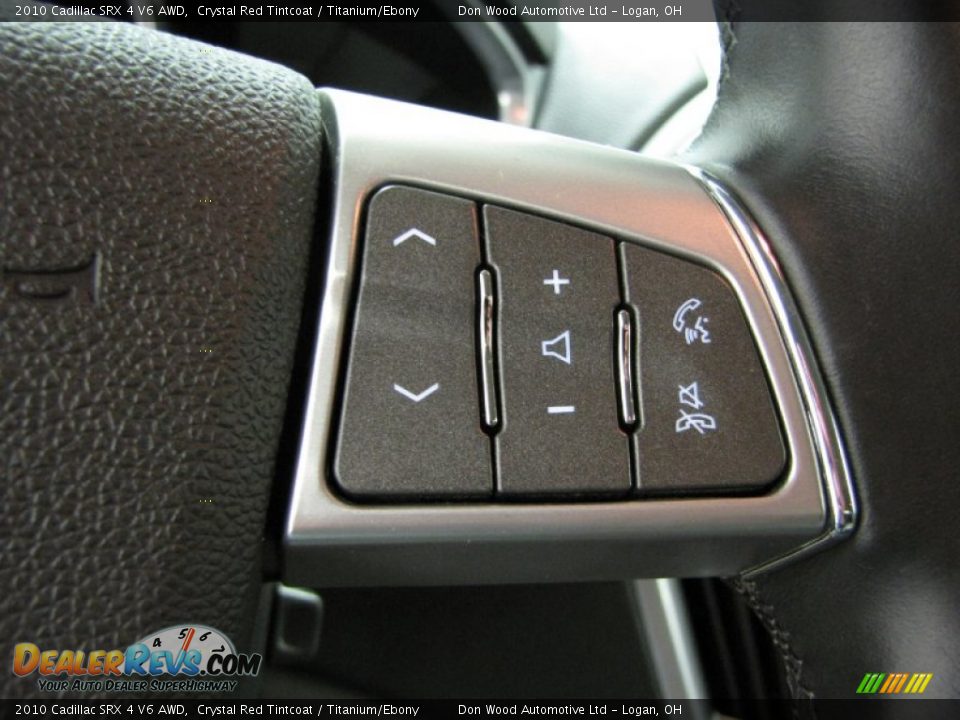 2010 Cadillac SRX 4 V6 AWD Crystal Red Tintcoat / Titanium/Ebony Photo #17