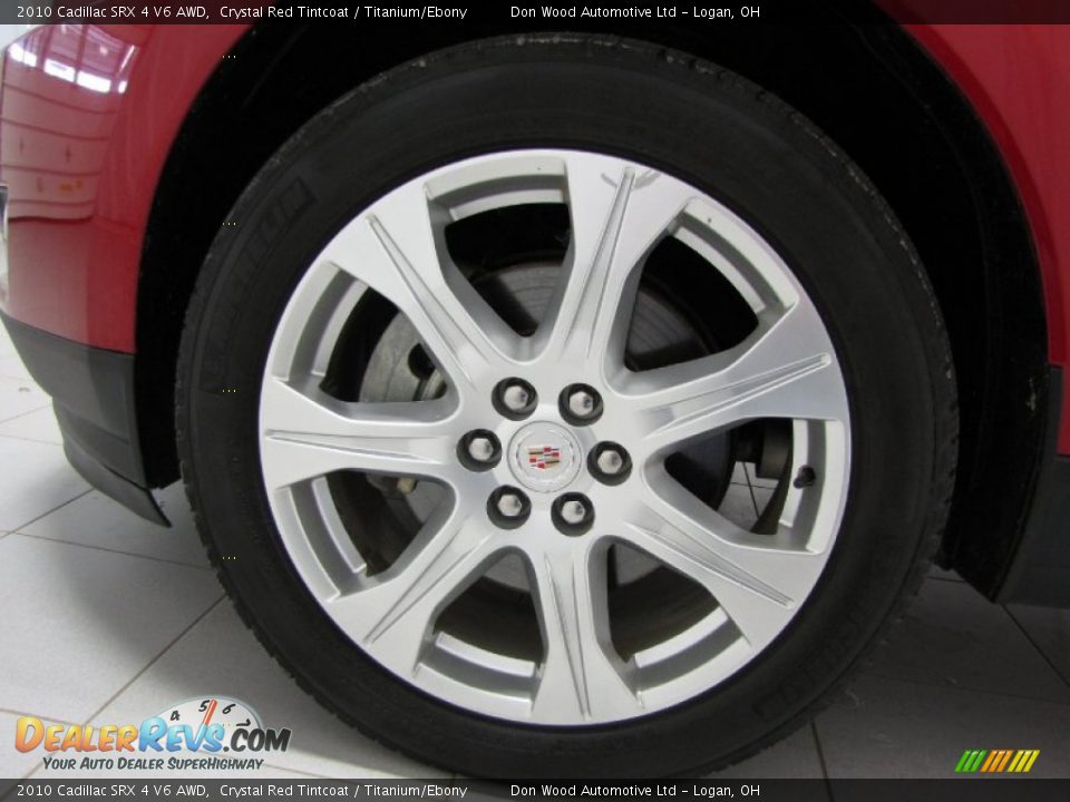 2010 Cadillac SRX 4 V6 AWD Crystal Red Tintcoat / Titanium/Ebony Photo #23