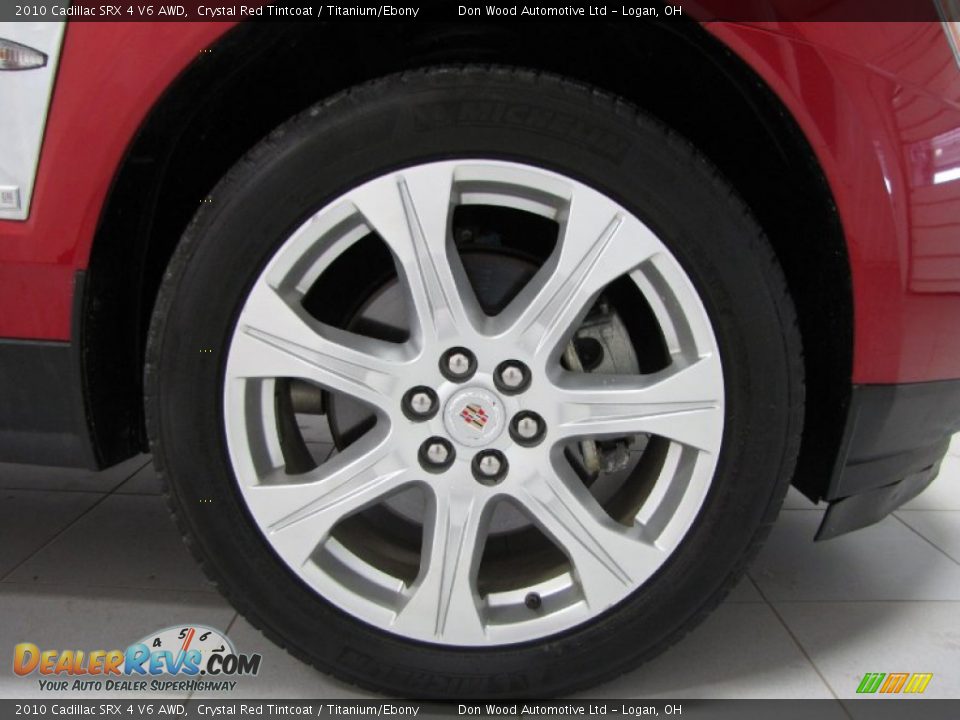 2010 Cadillac SRX 4 V6 AWD Crystal Red Tintcoat / Titanium/Ebony Photo #24