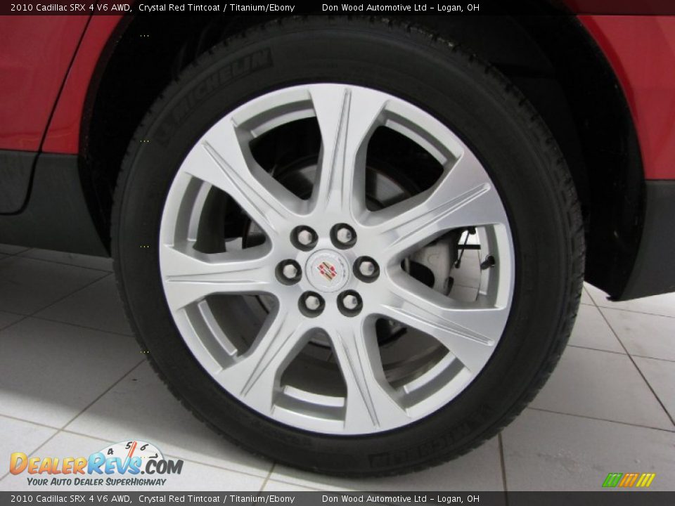 2010 Cadillac SRX 4 V6 AWD Crystal Red Tintcoat / Titanium/Ebony Photo #26