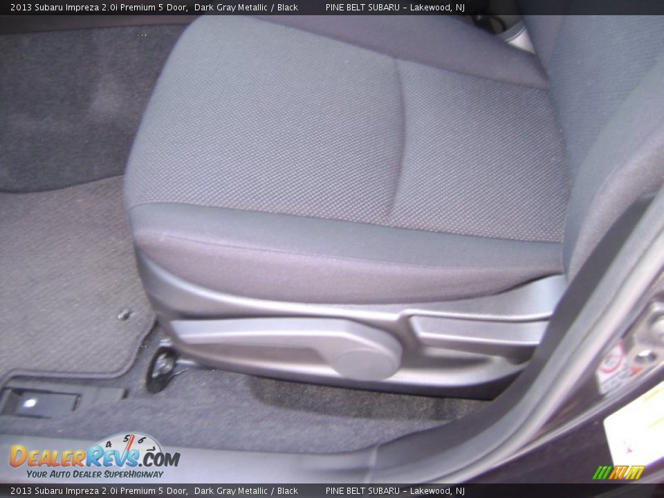 2013 Subaru Impreza 2.0i Premium 5 Door Dark Gray Metallic / Black Photo #2