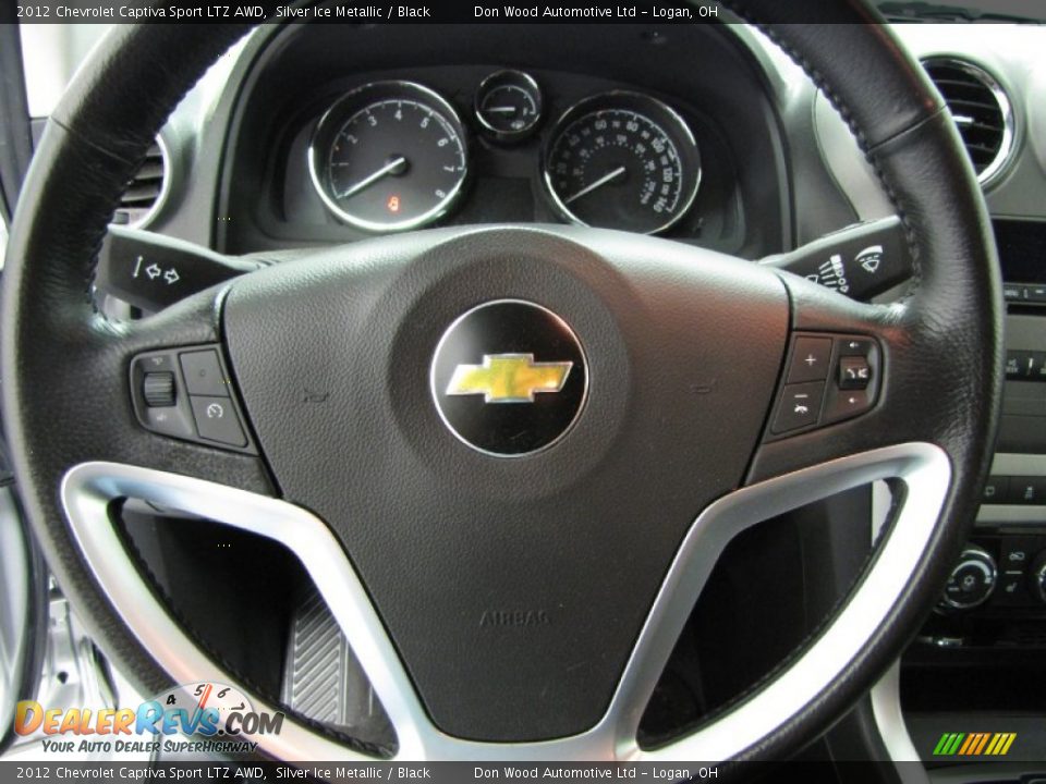 2012 Chevrolet Captiva Sport LTZ AWD Silver Ice Metallic / Black Photo #14