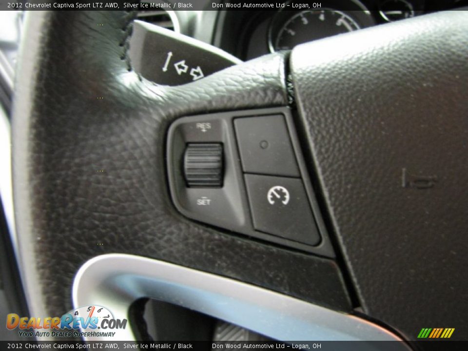2012 Chevrolet Captiva Sport LTZ AWD Silver Ice Metallic / Black Photo #17