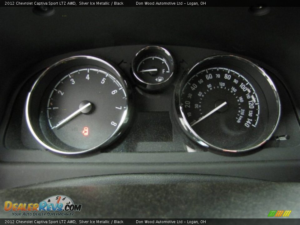 2012 Chevrolet Captiva Sport LTZ AWD Silver Ice Metallic / Black Photo #19