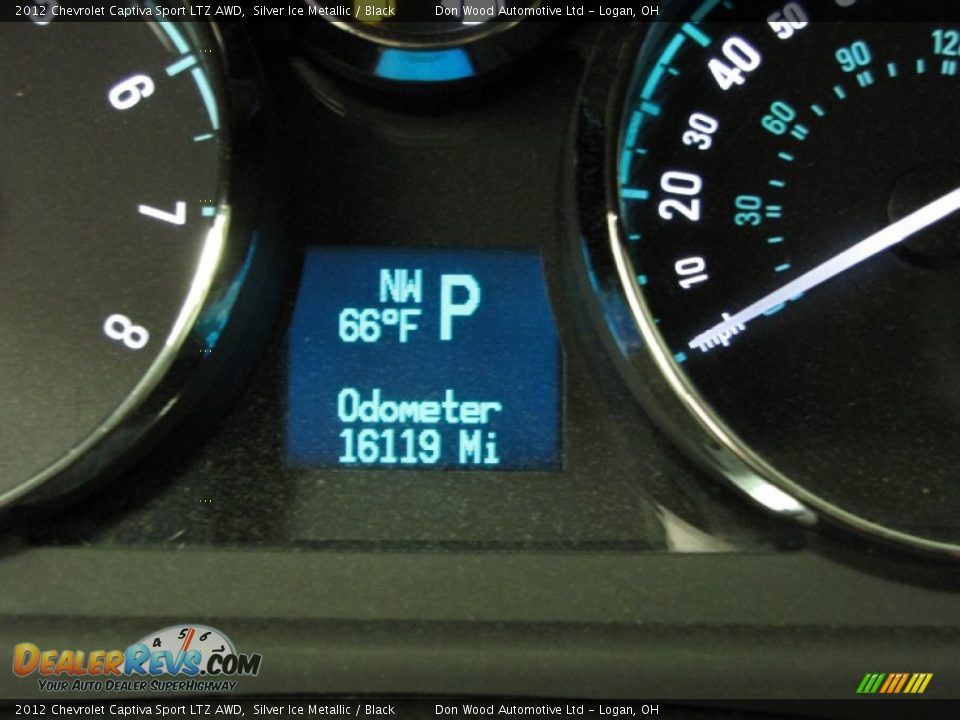 2012 Chevrolet Captiva Sport LTZ AWD Silver Ice Metallic / Black Photo #20