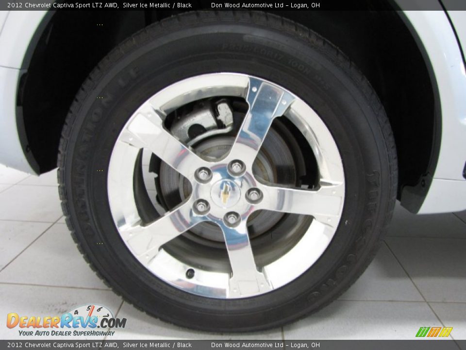 2012 Chevrolet Captiva Sport LTZ AWD Silver Ice Metallic / Black Photo #24