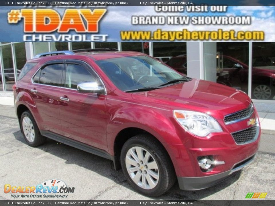 2011 Chevrolet Equinox LTZ Cardinal Red Metallic / Brownstone/Jet Black Photo #1
