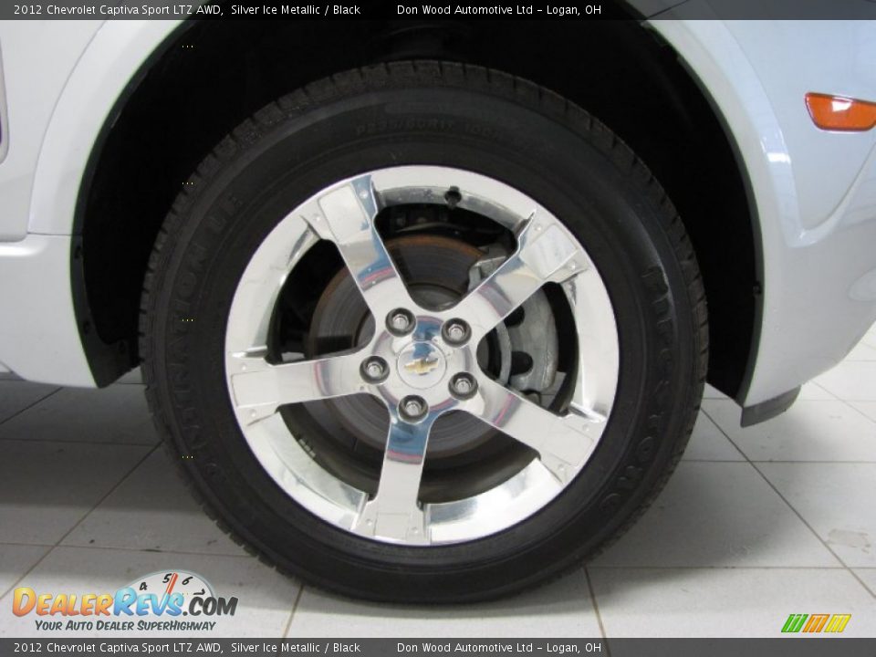2012 Chevrolet Captiva Sport LTZ AWD Silver Ice Metallic / Black Photo #25