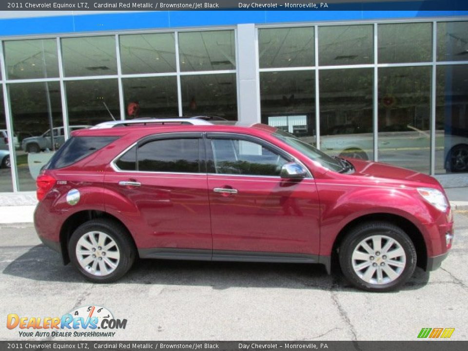 2011 Chevrolet Equinox LTZ Cardinal Red Metallic / Brownstone/Jet Black Photo #2