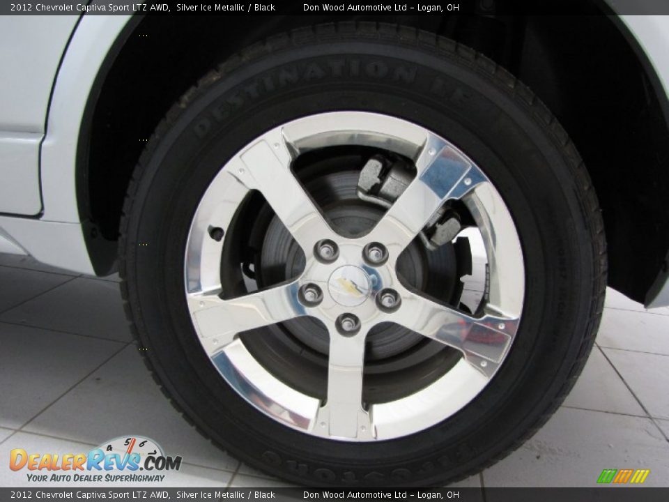 2012 Chevrolet Captiva Sport LTZ AWD Silver Ice Metallic / Black Photo #26